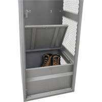 Casier pour &eacute;quipement, Acier, 24" la x 24" p x 72" h, Gris Haskins Industrial Inc.