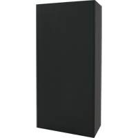 Combination Storage Cabinet, 36" W x 18" D x 72" H, Black Haskins Industrial Inc.