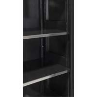 Armoire de rangement Hi-Boy, Acier, 4 Tablettes, 72" h x 36" la x 18" P, Noir Haskins Industrial Inc.