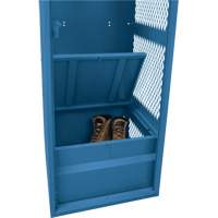 Casier pour &eacute;quipement, Acier, 24" la x 18" p x 72" h, Bleu fonc&eacute; Haskins Industrial Inc.