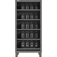 Heavy-Duty Open Front Cabinet with Dividers, Steel, 0 Drawers, 36" x 24" x 78", Grey Haskins Industrial Inc.