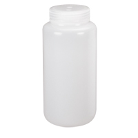 Wide-Mouth Bottles, Round, 8 oz., Plastic Haskins Industrial Inc.