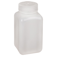 Easy-Grip Space-Saver Bottles, Square, 16 oz., Plastic Haskins Industrial Inc.