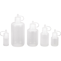 Narrow-Mouth Bottles, Round, 1/2 oz., Plastic Haskins Industrial Inc.