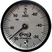 Magnetic Surface Thermometer, Contact, Analogue, -56.7-21.1°F (-70-70°C) Haskins Industrial Inc.