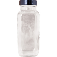 Bouteille, Carr&eacute;e, 8 fl. Oz., Verre Haskins Industrial Inc.