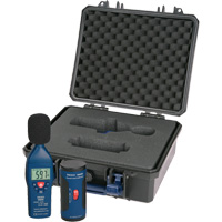 Sound Level Meter and Calibrator Kit, 30 - 130 dB Measuring Range Haskins Industrial Inc.