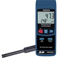 Data Logging Thermo-Hygrometer, 5% - 95% RH, 32° - 122° F ( 0° - 50°C ) Haskins Industrial Inc.
