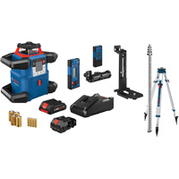 Revolve4000 Connected Self-Leveling Horizontal/Vertical Rotary Laser Kit, 4000' (1219.2 m), 635 Nm Haskins Industrial Inc.