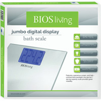 Jumbo Digital Display Scale, 550 lbs. Cap., 0.2 lbs. / 0.1 kg Graduations Haskins Industrial Inc.