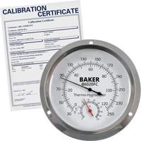 Dial Thermo-Hygrometer with ISO Certificate, 0% - 100% RH, 30 - 250°F (0 - 120°C) Haskins Industrial Inc.