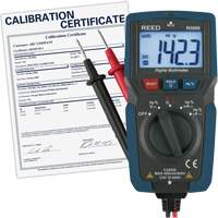 Multim&egrave;tre compact avec mesure de tension sans contact et certificat de calibration, Tension c.a./c.c., Courant c.a./c.c. Haskins Industrial Inc.