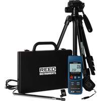 Hot Wire Thermo-Anemometer Kit, Data Logging, 0.2 - 25.0 m/sec Air Velocity Range Haskins Industrial Inc.