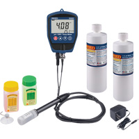 pH/mV Meter with Buffer Solution & Power Adapter Kit Haskins Industrial Inc.