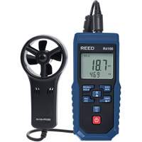 Vane Thermo-Anemometer with Air Volume, Data Logging, 0.4 - 30 m/sec Air Velocity Range Haskins Industrial Inc.