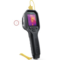 Cam&eacute;ra d'imagerie thermique IR 24:1 avec laser Bullseye et thermocouple de type K, 160 x 120 pixels, -10° - 45°C (14° - 113°F), 70 mK Haskins Industrial Inc.