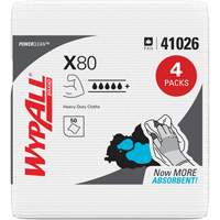 Essuie-tout X80, Robuste, 12-1/2" lo x 12" la Haskins Industrial Inc.