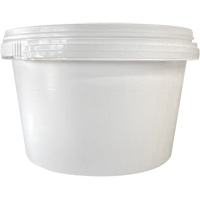 Pail with Lid, Plastic, 1.03 gal. Haskins Industrial Inc.