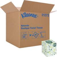Papiers-mouchoirs Naturals Boutique* de Kleenex, 2 pli, 7,8" lo x 8,3" la, 95 feuilles/boîte Haskins Industrial Inc.