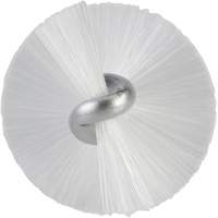 Brosse, Soies Moyen, Longueur de 20", Blanc Haskins Industrial Inc.
