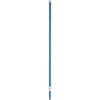 Manche de brosse pour plateforme, Brosse/Support &agrave; tampon, Bleu, T&eacute;lescopique, 62"-113" lo Haskins Industrial Inc.