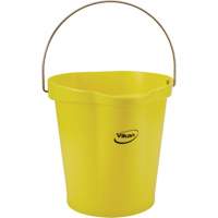 Food Hygiene Bucket, Yellow, 3 US gal. Haskins Industrial Inc.