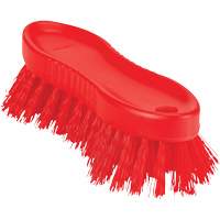 Brosse &agrave; main ColorCore, Soies Ferme, Longueur de 6", Rouge Haskins Industrial Inc.