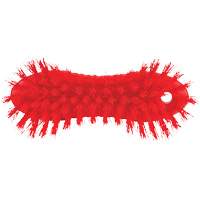 Brosse &agrave; main ColorCore, Soies Ferme, Longueur de 6", Rouge Haskins Industrial Inc.