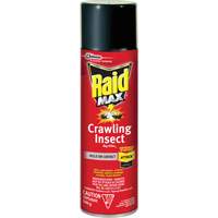 Raid&reg; Max&reg; Crawling Insect Bug Killer, 500 g, Aerosol Can, Solvent Base Haskins Industrial Inc.