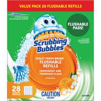 Recharge de tampons pour la brosse pour cuvettes Scrubbing Bubbles Fresh Brush, Recharge Haskins Industrial Inc.