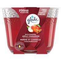 Chandelle &agrave; trois m&egrave;ches Glade, Pomme cannelle Haskins Industrial Inc.