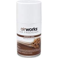 AirWorks&reg; Metered Air Fresheners, Cinnamon Spice, Aerosol Can Haskins Industrial Inc.