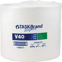 TaskBrand&reg; V40 Value Series Wipers, All-Purpose, 13" L x 12" W Haskins Industrial Inc.
