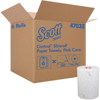 Serviettes Slimroll* de Scott en rouleau dur, 1 pli, Standard, 580' lo Haskins Industrial Inc.