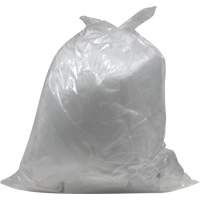 Industrial Garbage Bags, Utility, 20" W x 22" L, 0.64 mils, Clear, 23 L (6 Gal.) Capacity Haskins Industrial Inc.