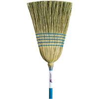 Light-Duty Indoor/Outdoor Corn Broom, 5-String, Wood Handle Haskins Industrial Inc.