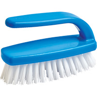 Nail Cleaning Brush, 4" L, Synthetic Bristles, Blue/White Haskins Industrial Inc.