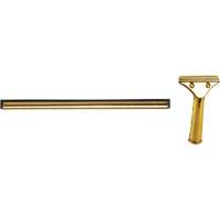 Window Squeegee with Handle, 18", Rubber, Brass Frame Haskins Industrial Inc.