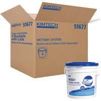 WetTask Wiping System Bucket with Lid Haskins Industrial Inc.