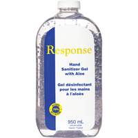 Gel d&eacute;sinfectant pour les mains &agrave; l'alo&egrave;s Response, 950 ml, Recharge, 70 % alcool Haskins Industrial Inc.