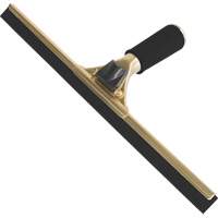 Handheld Window Squeegee, 14", Rubber, Brass Frame Haskins Industrial Inc.