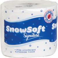 Papier hygi&eacute;nique de premi&egrave;re qualit&eacute; Snow Soft, 2 Pli, 600 Feuilles/Rouleu, Longueur 145', Blanc Haskins Industrial Inc.