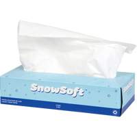 Snow Soft Premium Facial Tissue, 2 Ply, 7.4" L x 8.4" W, 100 Sheets/Box Haskins Industrial Inc.