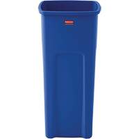 Untouchable&reg; Square Recycling Container, Bulk, Plastic, 23 US gal. Haskins Industrial Inc.