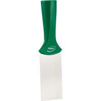 Grattoir en acier inoxydable avec poign&eacute;e montable sur manche, Vert, 2" la x 8" lo Haskins Industrial Inc.