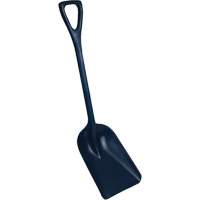 One-Piece Metal Detectable Shovel, 10" x 14" Blade, 37-1/2" Length, Plastic, Blue Haskins Industrial Inc.
