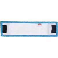 Adaptable Flat Mop Pad, Finishing, Microfibre, 5-1/2" x 19-1/2" Haskins Industrial Inc.