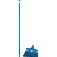 T&ecirc;te &agrave; balai en angle avec manche en m&eacute;tal, Crins Extra-ferme, 12", Polyester, Bleu Haskins Industrial Inc.