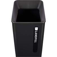 Bac d'ordures destin&eacute;s &agrave; l'enfouissement Sustain, Plastique/Acier, 23 gal. US Haskins Industrial Inc.