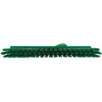 Balai biseaut&eacute; avec pas de vis inclin&eacute;, Crins Moyen, 10", Polyester, Vert Haskins Industrial Inc.